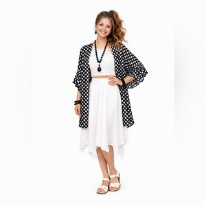 Do Everything in Love Polka Dot Cover Up ONE SIZE